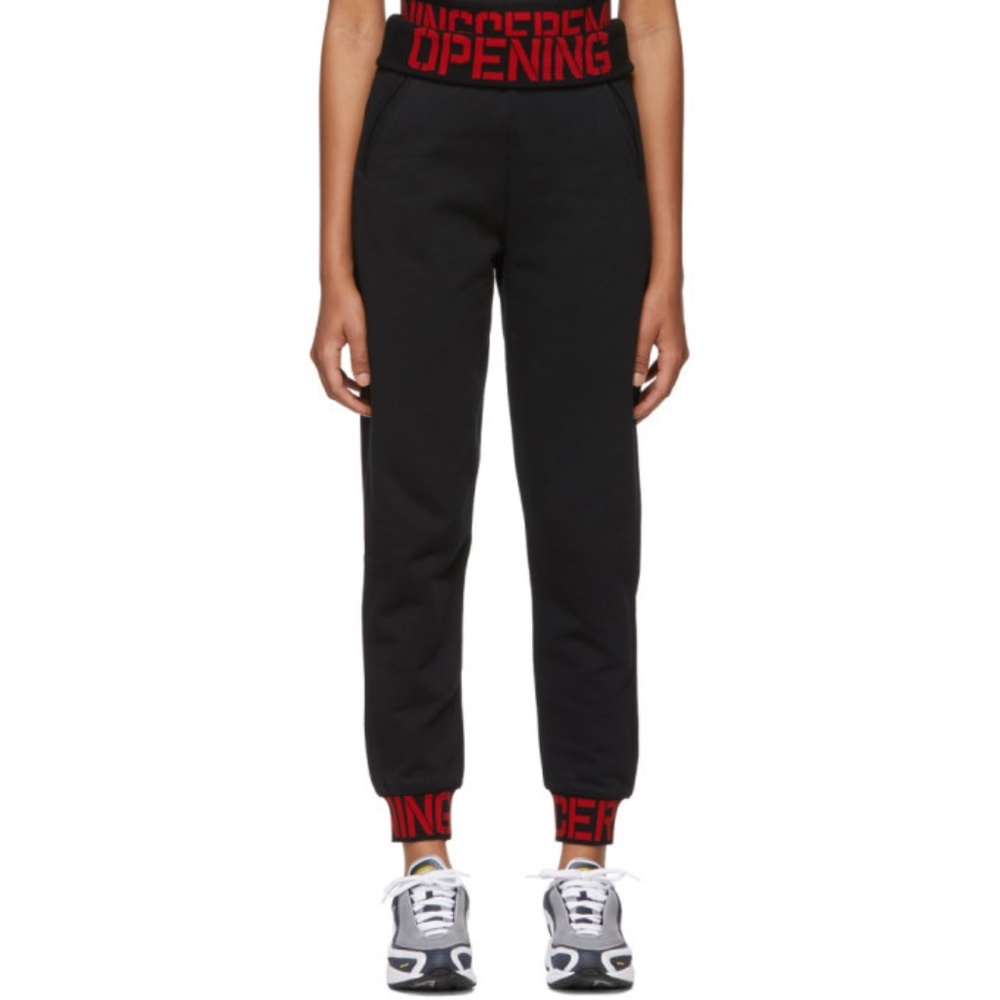 Opening Ceremony Fold Over Logo Sweatpants